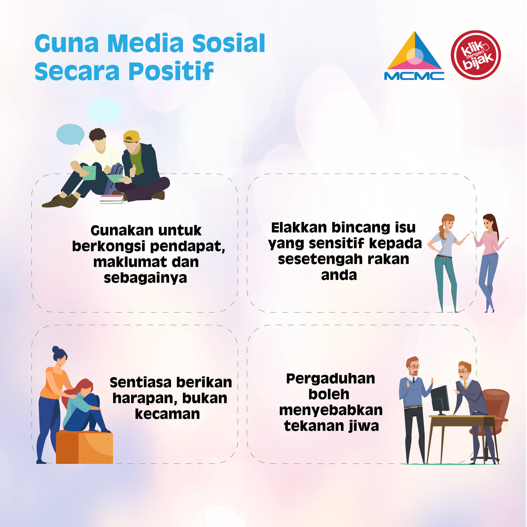 gunakan media sosial secara positif