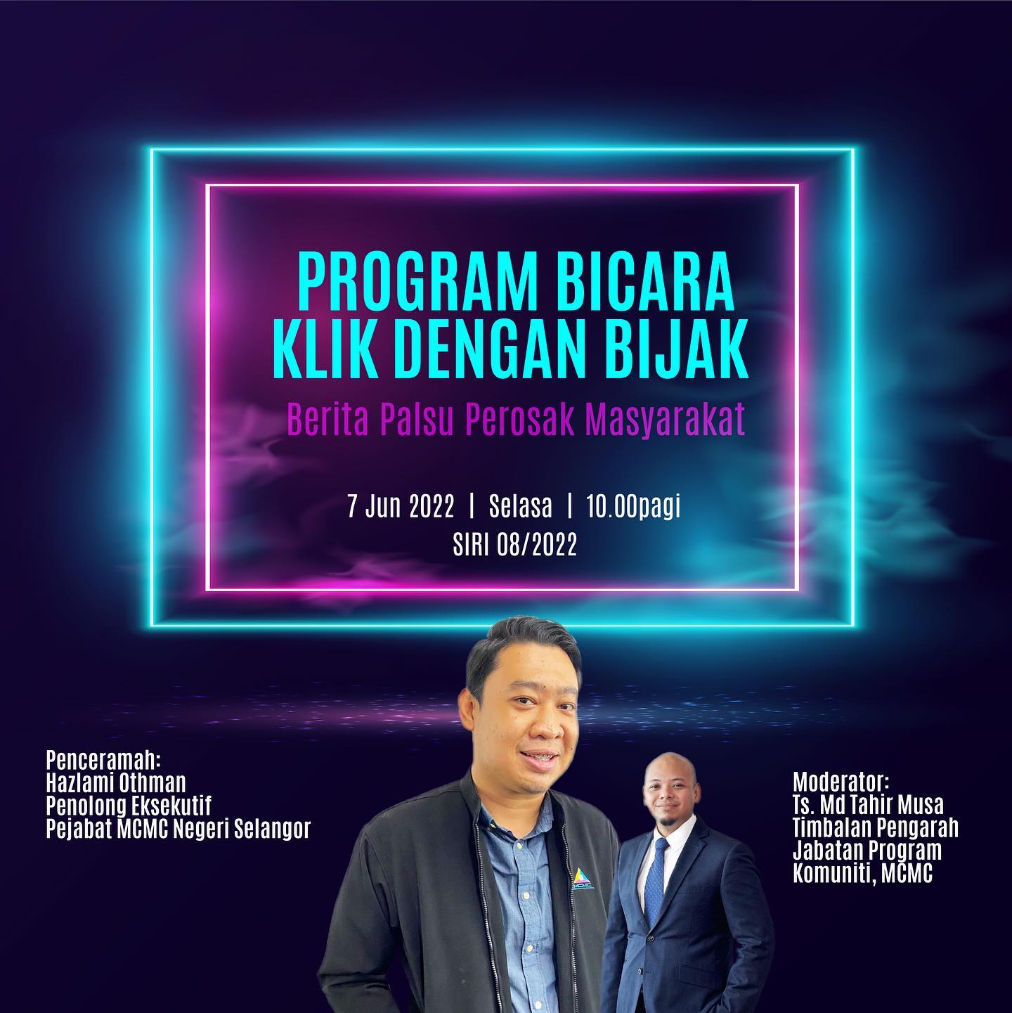 PROGRAM BICARA DENGAN BIJAK MAKLUMAT PALSU PEROSAK MASYARAKAT