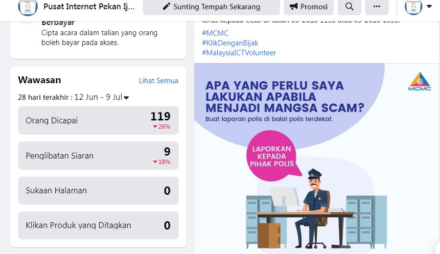 SS FB LAPORAN KEPADA POLIS