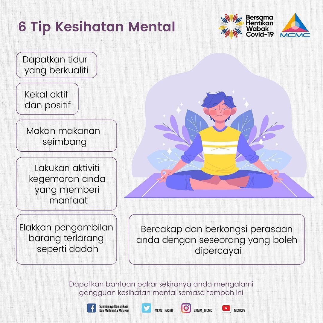 6 tips kesihatan mental